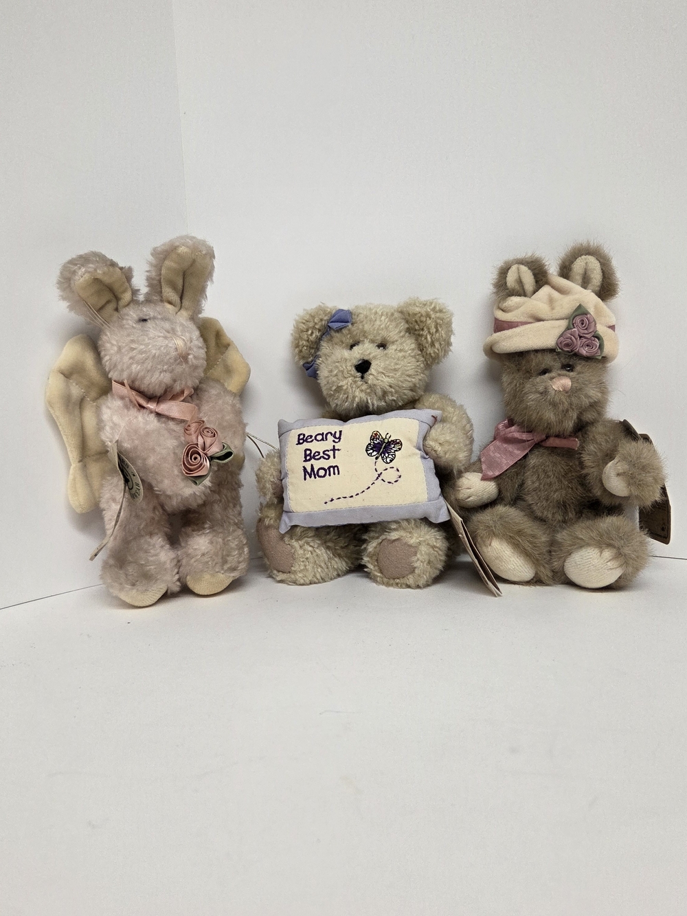 Boyds Bears Set Of 3 Retired Bears. #0250